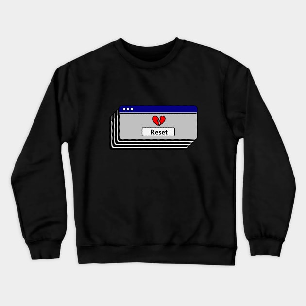 Love Not Found - Funny Sarcastic Doodle Crewneck Sweatshirt by stokedstore